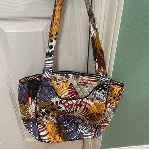 Vera Bradley Glenna Painted Feathers Bag